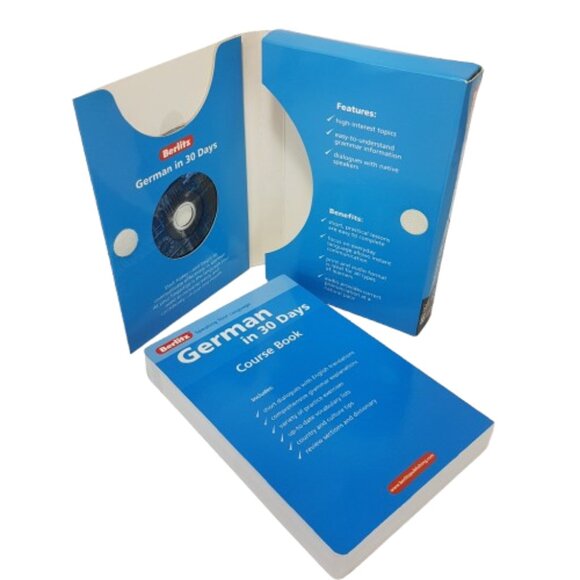 CD BERLITZ German in 30 Days Language Training Audio CD and Course Book Box Set - Picture 5 of 11